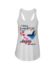 Butterfly Believe There Are Angels FT0005 Ladies Flowy Tank tile