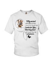 Monach Butterflies Angels Statue Heartbeat - LTE Youth T-Shirt tile