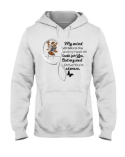 Monach Butterflies Angels Statue Heartbeat - LTE Hooded Sweatshirt tile