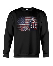 GOALIE LACROSSE FLAG Crewneck Sweatshirt thumbnail