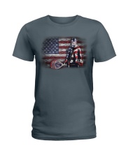 GOALIE LACROSSE FLAG Ladies T-Shirt thumbnail