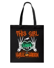 THIS GIRL LOVES HALLOWEEN Tote Bag thumbnail