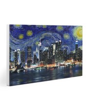 New York Starry Night Skyline 30x20 Gallery Wrapped Canvas Prints thumbnail