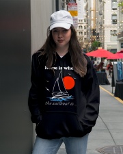 Sailing shirts - Home is where the Sailboat is Hooded Sweatshirt lifestyle-unisex-hoodie-front-5