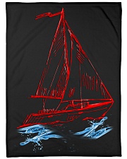 Sailboat Fleece Blanket - Large Large Fleece Blanket - 60" x 80" front