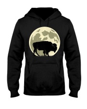 Bison Lover T-Shirt for Hal Hooded Sweatshirt front