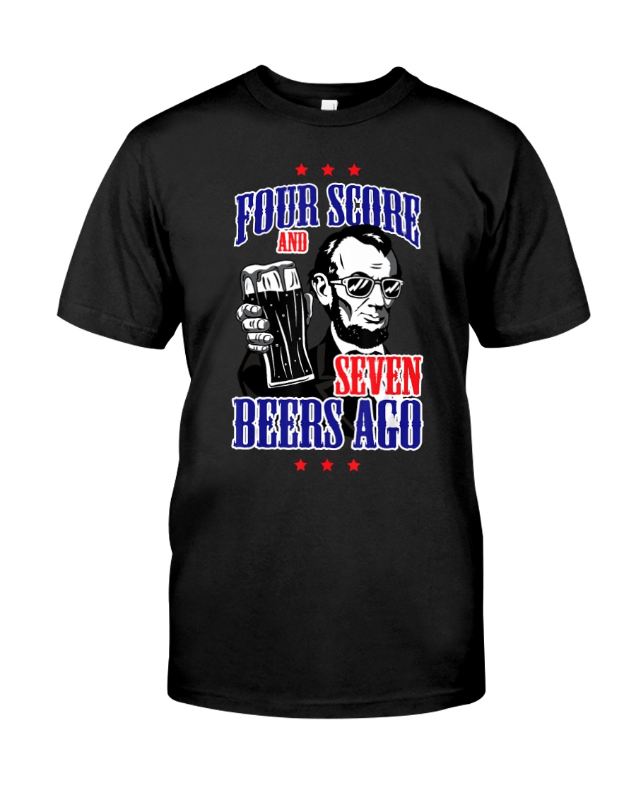 4th of July Abe Lincoln USA Shirt F Classic T-Shirt