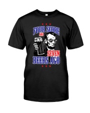 4th of July Abe Lincoln USA Shirt F Classic T-Shirt front
