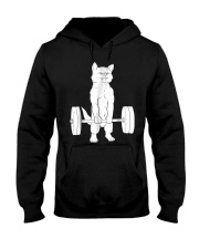 Cat Deadlift Powerlifting T-Shirt Hooded Sweatshirt thumbnail