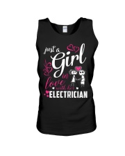 Womens Just A Girl In Love With Her Electr Unisex Tank thumbnail