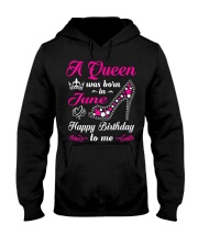 A Queen Was Born In June Birthday Shirts For Hooded Sweatshirt thumbnail
