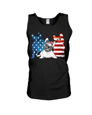 American French Bulldog Patriot Unisex Tank thumbnail