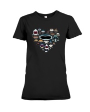 Great White Whitetip Reef Cat Shark Shirt Premium Fit Ladies Tee thumbnail