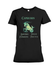 Capricorn Ambitious Patient Pessimistic Shirt Premium Fit Ladies Tee thumbnail