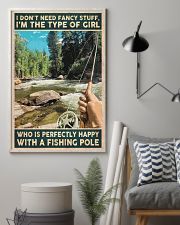 I'm perfectly happy with a fishing role 24x36 Poster lifestyle-poster-1