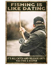 Fishing is like Dating 24x36 Poster front