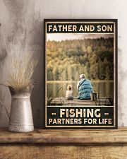 Father and Son - Fishing partners for Life 24x36 Poster lifestyle-poster-3
