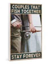 Couples that fish together - Stay forever Gallery Wrapped Canvas Prints tile