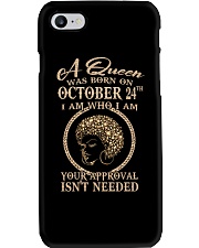 OCTOBER QUEEN 24 Phone Case tile