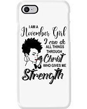 H-NOVEMBER GIRL Phone Case tile