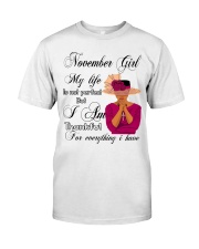 H-NOVEMBER GIRL Classic T-Shirt tile