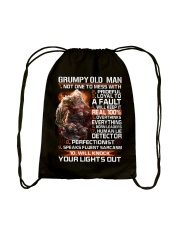 GRUMPY OLD MAN Drawstring Bag thumbnail