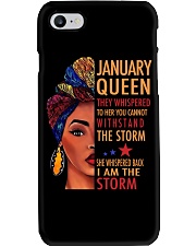 H- JANUARY QUEEN Phone Case tile