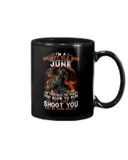 H - Grumpy old man June tee Cool T shirts for Men Mug thumbnail