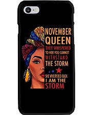 H- NOVEMBER QUEEN Phone Case tile