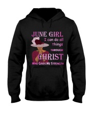 Strength-pink-T6 Hooded Sweatshirt thumbnail