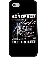 H- NOVEMBER MAN Phone Case tile