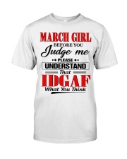 MAR GIRL - L Classic T-Shirt front