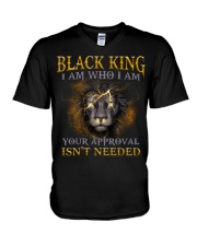 BLACK KING- D V-Neck T-Shirt tile