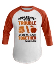Teacher Baseball Tee front