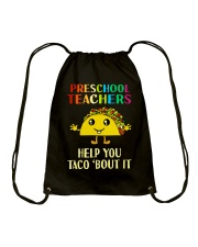 Great Shirt for Preschool Teachers Drawstring Bag thumbnail