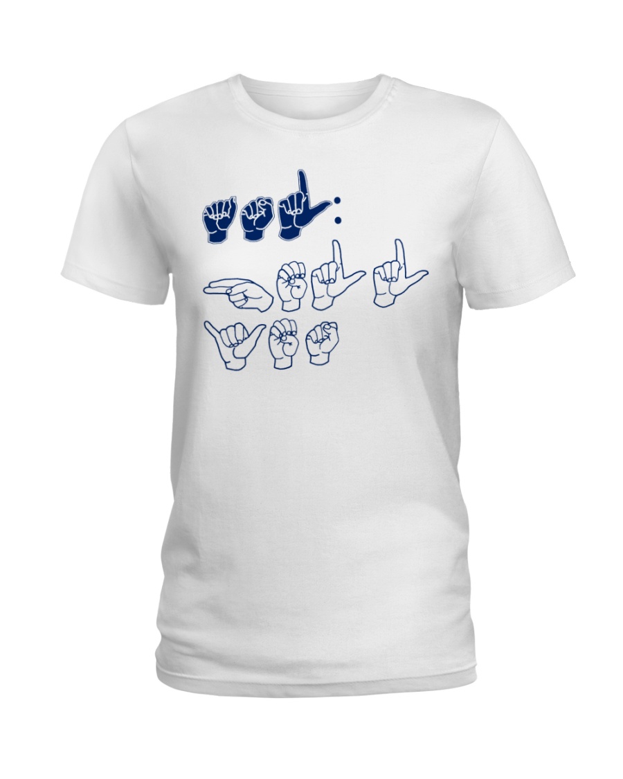 Sign Language Teachers Ladies T-Shirt