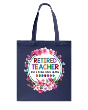Retired Teacher Tote Bag front