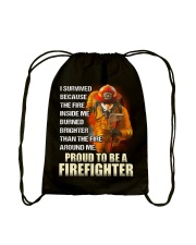Firefighter Drawstring Bag tile