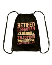 Great Shirt for Librarian Drawstring Bag thumbnail