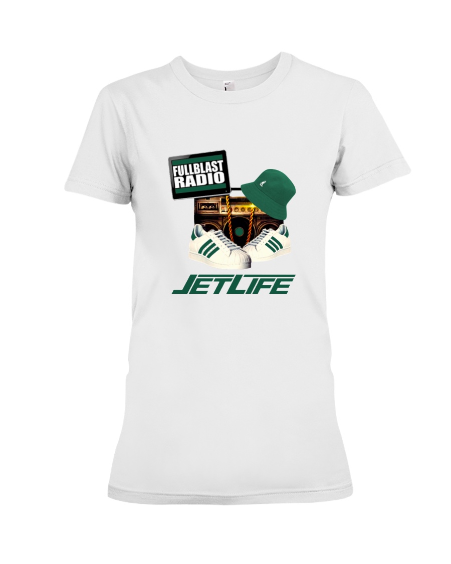 Fullblastradio JetLife Apparel Premium Fit Ladies Tee