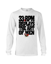 33 RPM DISPLAYS THE ART OF MEN Long Sleeve Tee thumbnail