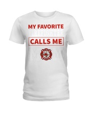 Firefighter Mom Ladies T-Shirt thumbnail