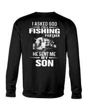 THE LEGEND FISHING WITH SON Crewneck Sweatshirt thumbnail