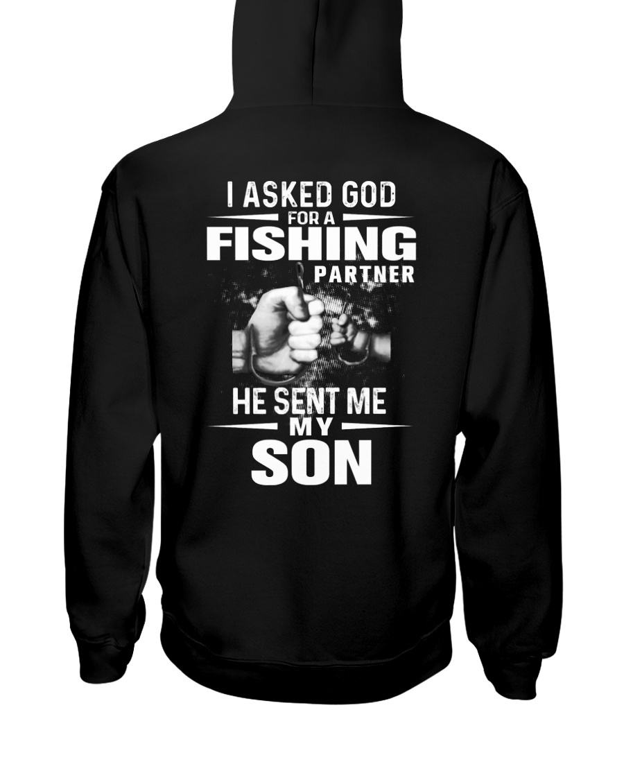 THE LEGEND FISHING WITH SON Hooded Sweatshirt