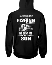 THE LEGEND FISHING WITH SON Hooded Sweatshirt back