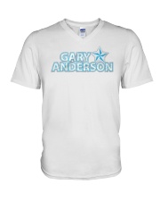 Gary Anderson Logo Shirt V-Neck T-Shirt tile
