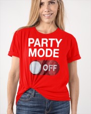 Party Mode on Off Sequin Shirt Classic T-Shirt apparel-classic-tshirt-lifestyle-front-101