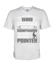 And On The 8th Day God Made A Pointer Shirt V-Neck T-Shirt thumbnail
