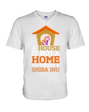 A House Is Not A Home Without A Shiba Inu Dog Shir V-Neck T-Shirt thumbnail