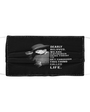 Prince Dearly beloved we are gathered cloth face m Cloth face mask front